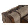 DKD Home Decor Baul Alpino Marron Beige 37 x 24 x 60 cm Set de 2