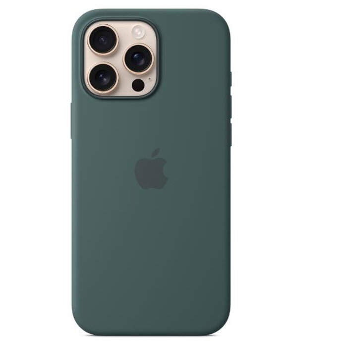Apple Funda de silicona con MagSafe para iPhone 16 Pro Max - Lake Green