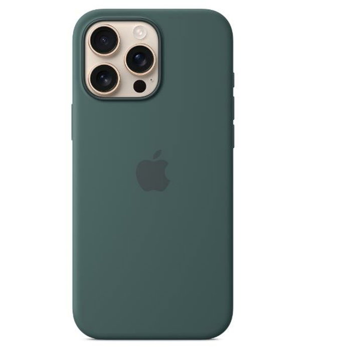 Apple Funda de silicona con MagSafe para iPhone 16 Pro Max - Lake Green