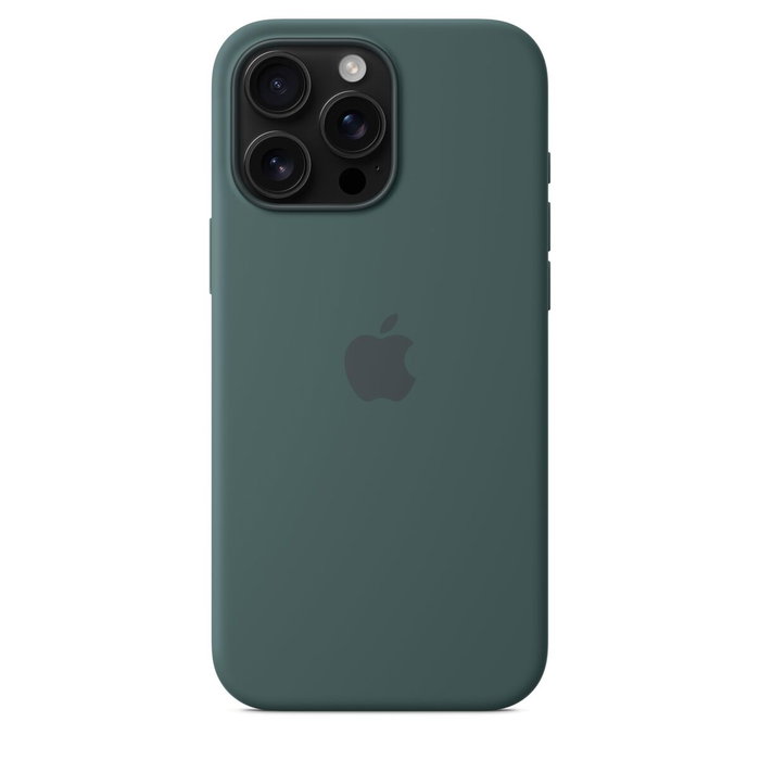 Apple Funda de silicona con MagSafe para iPhone 16 Pro Max - Lake Green