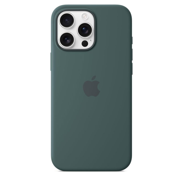 Apple Funda de silicona con MagSafe para iPhone 16 Pro Max - Lake Green