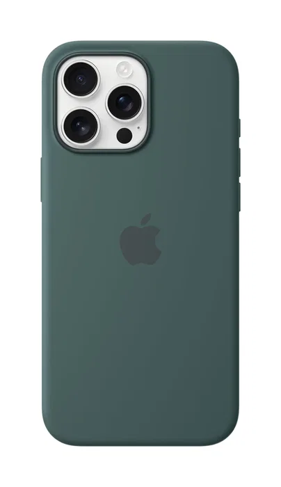 Apple iPhone 16 Pro Max Funda de Silicona con MagSafe - Lake Green - MA7V4ZM/A