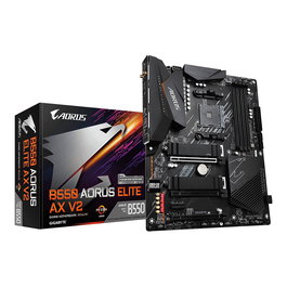 Gigabyte B550 AORUS ELITE AX V2 Placa Base AM4 para AMD Ryzen 5000/4000/3000, Wi-Fi 6E, 2.5GbE LAN, PCIe 4.0 M.2, 128 GB DDR4 4733 MHz, ATX