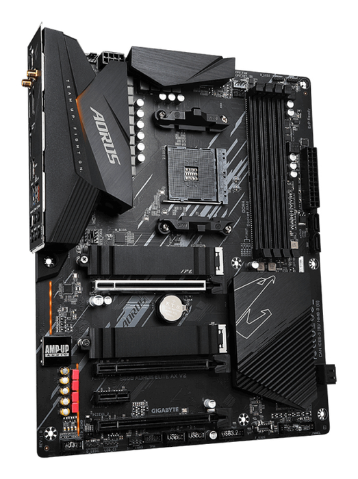 GIGABYTE B550 AORUS ELITE AX V2 Placa base ATX AMD B550 DDR4 WiFi 6E LAN 2.5GbE USB 3.2 Gen 2 para AMD Ryzen 5000 Series GIGABYTE B550 AORUS ELITE AX V2 Placa base ATX AMD B550 DDR4 WiFi 6E LAN 2.5GbE USB 3.2 Gen 2 para AMD Ryzen 5000 Series