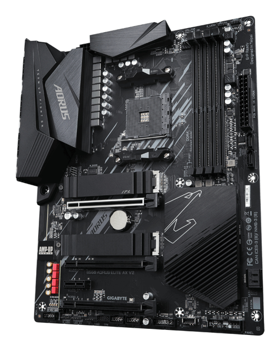 GIGABYTE B550 AORUS ELITE AX V2 Placa base ATX AMD B550 DDR4 WiFi 6E LAN 2.5GbE USB 3.2 Gen 2 para AMD Ryzen 5000 Series GIGABYTE B550 AORUS ELITE AX V2 Placa base ATX AMD B550 DDR4 WiFi 6E LAN 2.5GbE USB 3.2 Gen 2 para AMD Ryzen 5000 Series