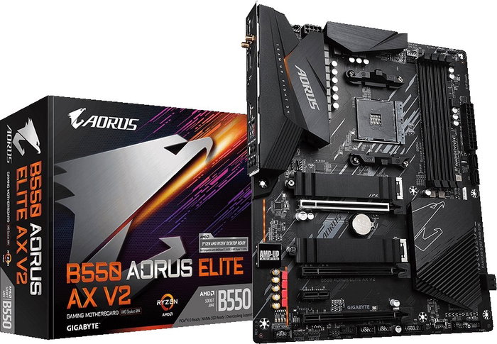 Gigabyte B550 AORUS ELITE AX V2 Black