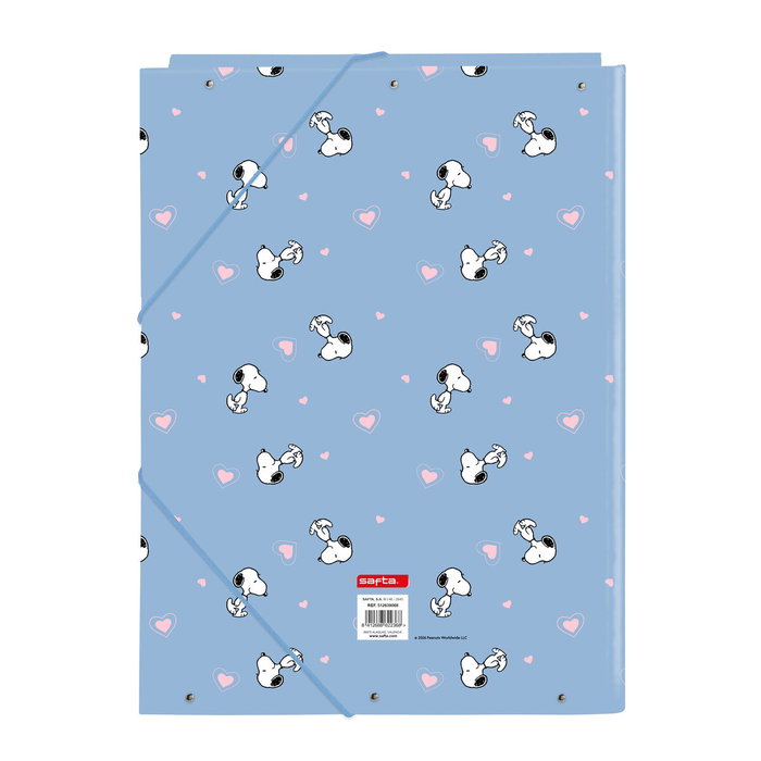 Carpeta de anillas Snoopy A4 26 x 33.5 x 2.5 cm