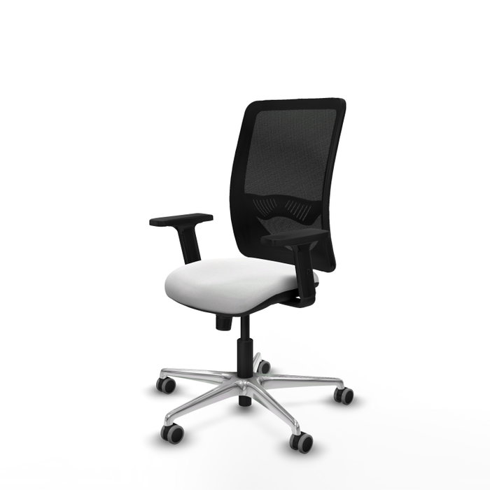 PIQUERAS Y CRESPO Silla de oficina Zulema con Mecanismo Sincro, Blanco y Negro PIQUERAS Y CRESPO Silla de oficina Zulema con Mecanismo Sincro, Blanco y Negro