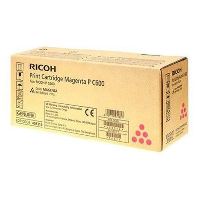 Ricoh Tóner 408316 Magenta para P C600 Ricoh Tóner 408316 Magenta para P C600
