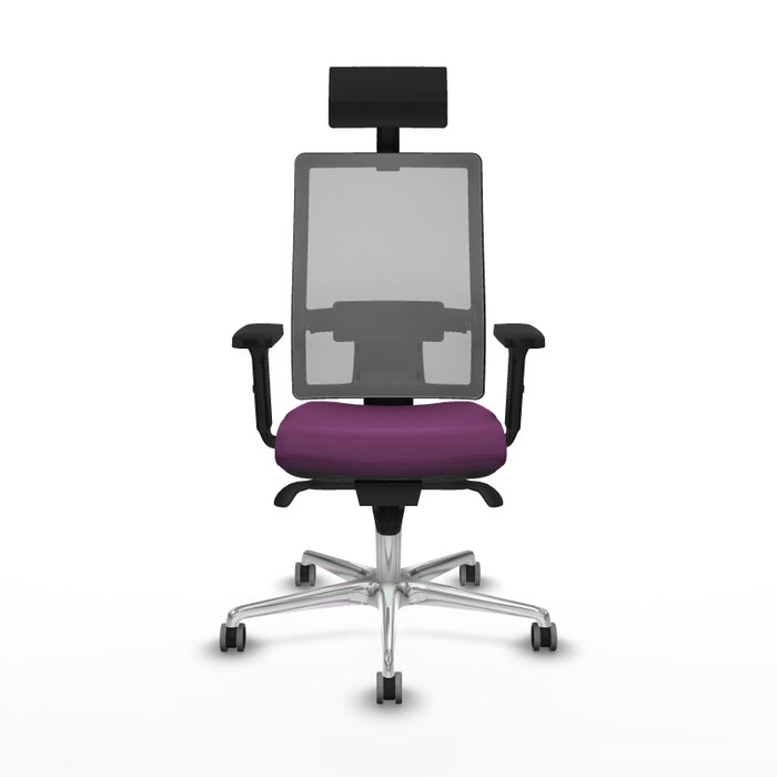 PIQUERAS Y CRESPO Silla de oficina Horna con mecanismo Sincro, Morado y Gris PIQUERAS Y CRESPO Silla de oficina Horna con mecanismo Sincro, Morado y Gris