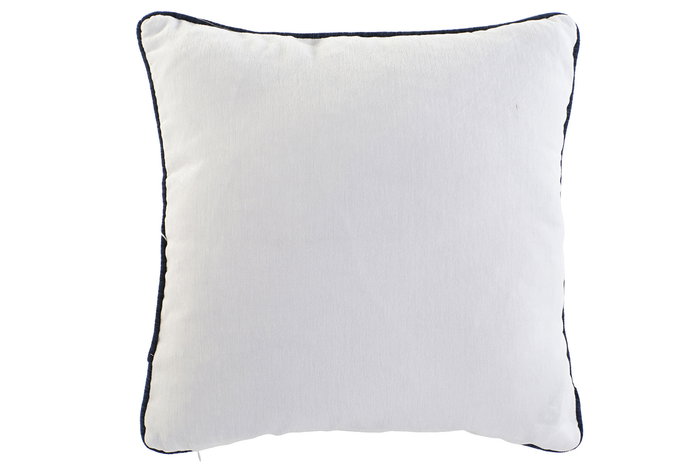 DKD Home Decor Cojín Multicolor 45 x 15 x 45 cm Chenilla Bordado Polyester