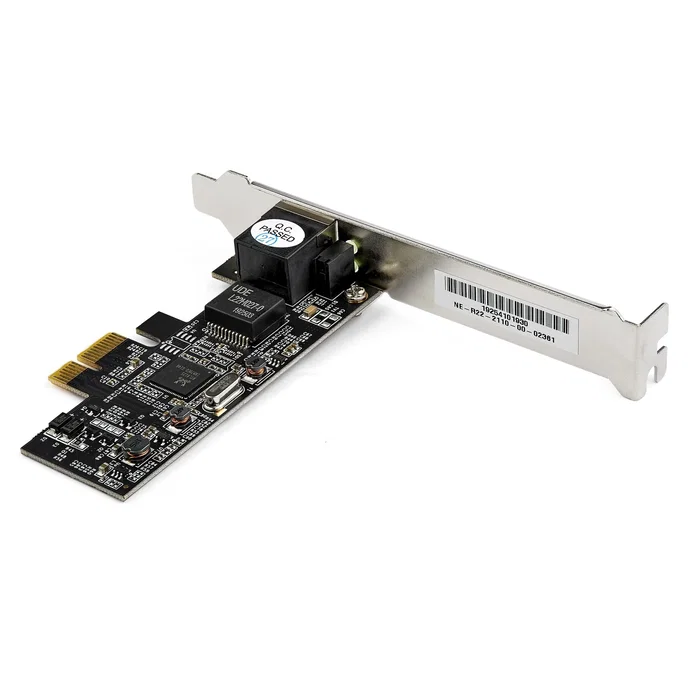 StarTech.com Tarjeta de Red Interna PCIe Gigabit Ethernet 2.5GbE 2500 Mbit/s 1 Puerto RJ-45 Chipset Realtek RTL8125 para PC - ST2GPEX - Compatible con Windows y Linux