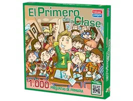 Falomir El Primero de la Clase Juego de Mesa con 1000 Preguntas de Primaria para Niños a Partir de 6 Años