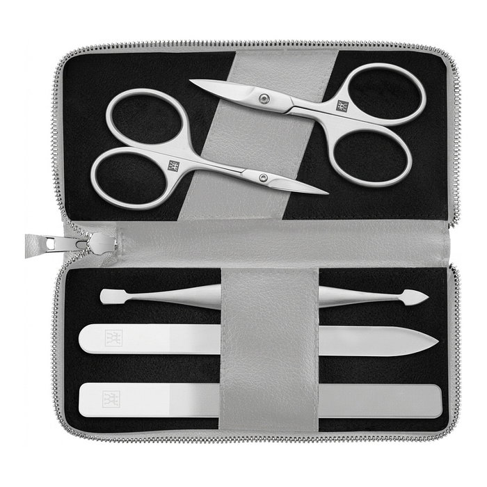 Zwilling Set de Manicura y Pedicura de 5 piezas con Tijeras para Uñas, Vegan