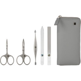 Zwilling Set de Manicura y Pedicura de 5 Piezas con Tijeras de Uñas, Vegano