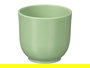 Ibergarden Maceta Vaso Redonda 14 cm de Arcilla en Color Menta Mate (Set de 6)