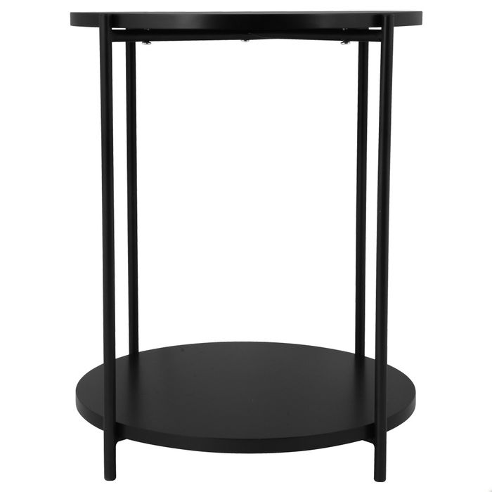 Day Mesa Auxiliar Negra Diámetro 40 cm Altura 50 cm Day Mesa Auxiliar Negra Diámetro 40 cm Altura 50 cm