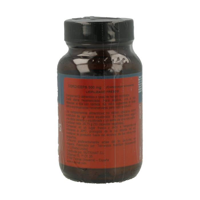 Terranova Cordyceps 500mg 50 cápsulas