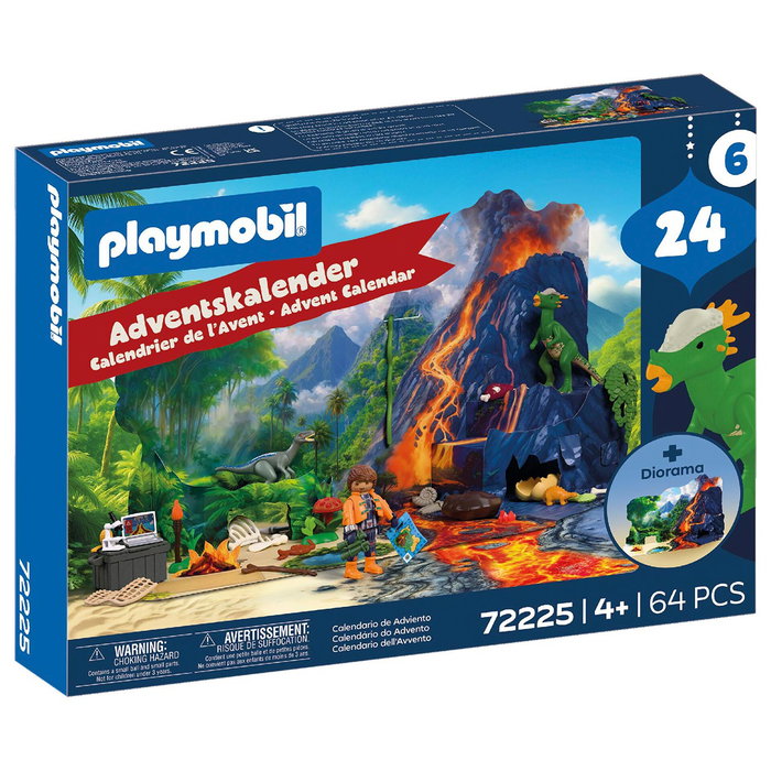 PLAYMOBIL Calendario de Adviento Expedición Dinosaurios 72225