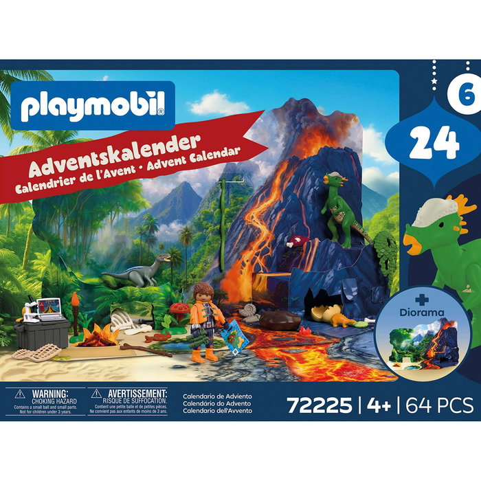 PLAYMOBIL Calendario de Adviento Expedición Dinosaurios 72225