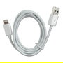2GO 794888 Cable de Carga y Datos USB Lightning 1m Blanco - Compatible con iPhone, iPad Air