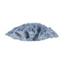 Figura Coral Azul Resina Decoración 28 X 28 X 10 cm