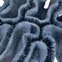 Figura Coral Azul Resina Decoración 28 X 28 X 10 cm