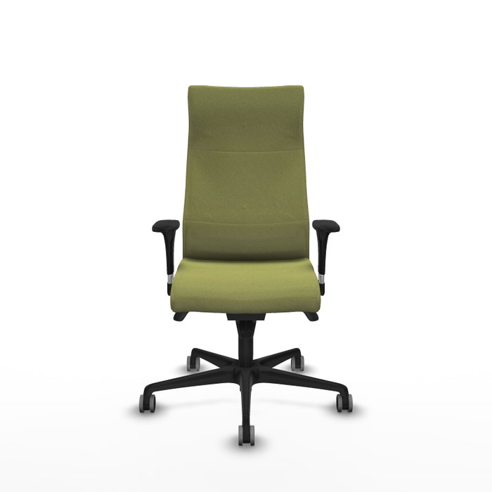 PIQUERAS Y CRESPO Sillón Albacete Verde Oliva con Mecanismo Sincro y Brazos 1D