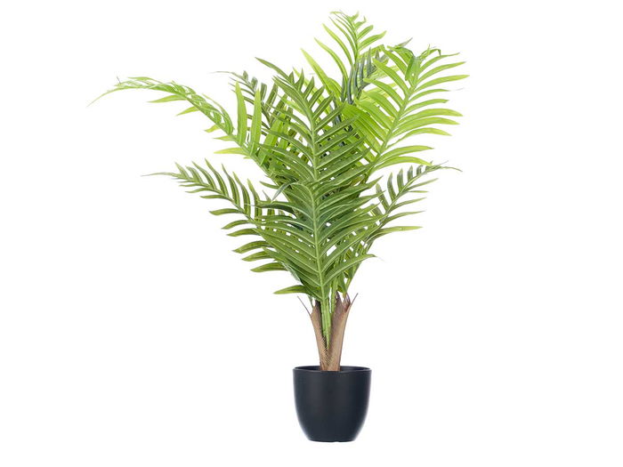 Ibergarden Planta Artificial Areca 60 cm Verde Plástico 65x77x65 cm Maceta 12.5x12.5x11 cm (Set de 6)