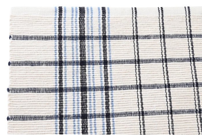 DKD Home Decor Salvamanteles Individual Algodón Cuadros Azul DKD Home Decor Salvamanteles Individual Algodón Cuadros Azul