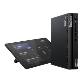 Lenovo ThinkSmart Tiny Kit para Videoconferencias Mini PC con Pantalla Táctil 10.1" - Intel Core i3-13100T, 16GB RAM, 256GB SSD, Windows 11 IoT Enterprise