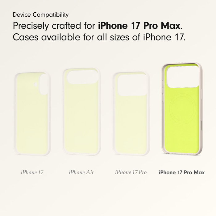 Beats Funda para iPhone 17 Pro Max con MagSafe y Control de Cámara, Lime Stone