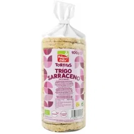 LA FINESTRA SUL CIELO Tortitas De Trigo Sarraceno Con Sal 100 Gr Bio Sin Gluten Vegano