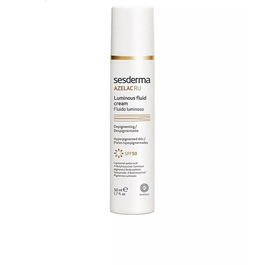 Sesderma AZELAC RU Fluido Luminoso SPF50 50 ml - Fluido Antimanchas con Efecto Flash y Alta Protección