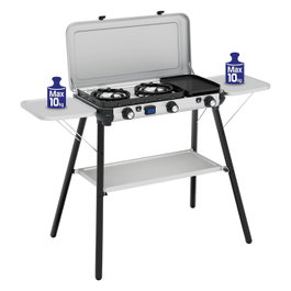 CAMPINGAZ Multi Cook Plus 2213312 Parrilla Portátil de 3 Zonas
