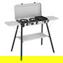 Campingaz Kitchen 2 Multi Cook Plus - Parrilla Portátil Plegable 3 Zonas Capa Antiadherente - Ref. 2213312