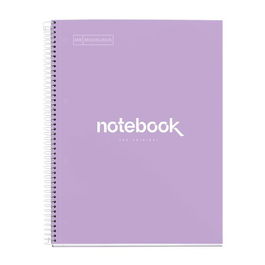 Bloc Miquelrius Emotions Notebook 1 Micro.Tapa Extra A4 80H 90G Cuadric.5X5 Lavanda (Set de 5)