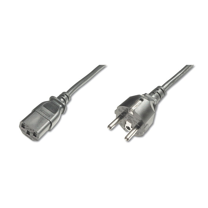 Digitus Cable de Alimentación AK-440110-012-S CEE7/7 a IEC C13, 1,2 m, Negro