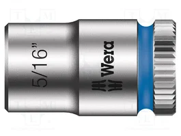 WERA Vaso de 6 ángulos HEX 5/16 de 1/4 de 23mm