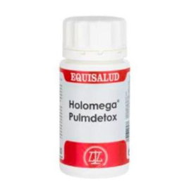 Equisalud Holomega Pulmdetox 50 Cápsulas - Complemento Alimenticio con Vitamina C y Plantas para el Sistema Inmunitario y Protección Celular