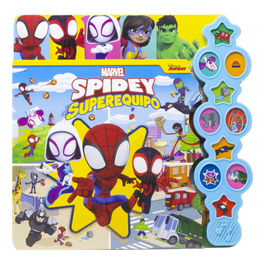 DISNEY LIBROS, Spidey y su superequipo. Libro con 10 sonidos