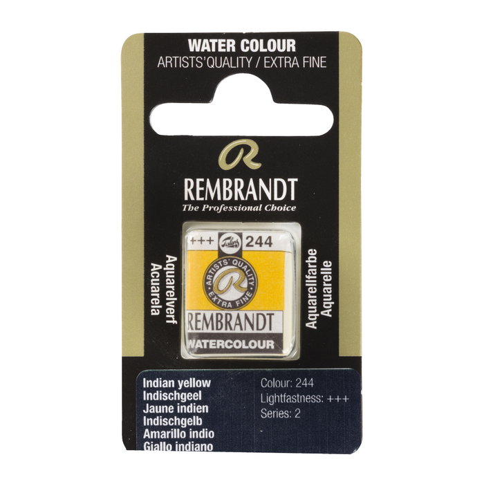 Rembrandt Acuarela Pastilla Amarillo Indio 244 Rembrandt Acuarela Pastilla Amarillo Indio 244