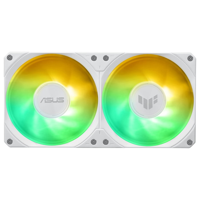 ASUS TUF Gaming LC III 240 ARGB - Sistema de Refrigeración Líquida All-in-One (AIO) Blanco para CPU, LGA 1851/1200/1700, AM4/AM5, 2 Ventiladores ARGB 120mm