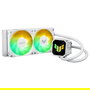 ASUS TUF Gaming LC III 240 ARGB AIO Refrigeración Líquida para CPU, Ventilador 12 cm RGB, Blanco, Compatible con LGA 1851/1700/1200 y AM5/AM4