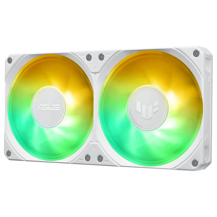 ASUS TUF Gaming LC III 240 ARGB - Sistema de Refrigeración Líquida All-in-One (AIO) Blanco para CPU, LGA 1851/1200/1700, AM4/AM5, 2 Ventiladores ARGB 120mm