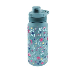AUREA Botella térmica interior cerámico 750ml Sport Floral Vibes esmeralda
