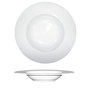 Costa Verde Ecos Plato Hondo de Porcelana Blanco 25 cm de Diámetro - Plato Sopa (Set de 12)