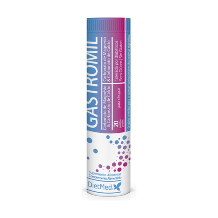 Dietmed Gastromil 20 pastillas para chupar - Calcio para enzimas digestivas Dietmed Gastromil 20 pastillas para chupar - Calcio para enzimas digestivas