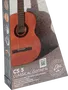 Eko Guitarra Clásica 3/4 CS-5 Natural Pack para Niños y Adolescentes con Funda, Afinador y Púas