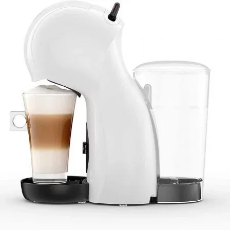Delonghi Cafetera de Cápsulas Nescafé Dolce Gusto Piccolo XS EDG110/B, Máquina de Café y Bebidas, 15 Bares, 0.8L, Blanca